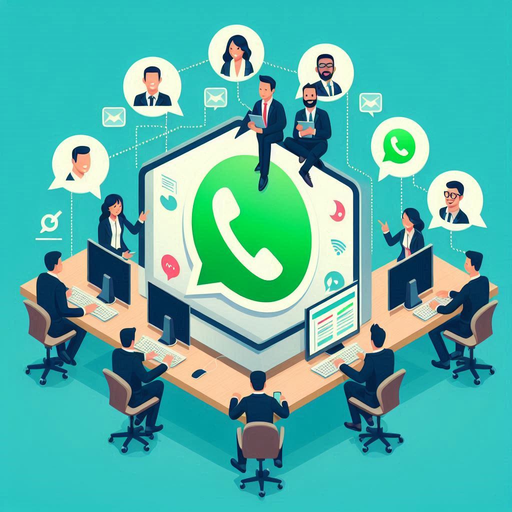 Equipo atendiendo varios canales de mensajería